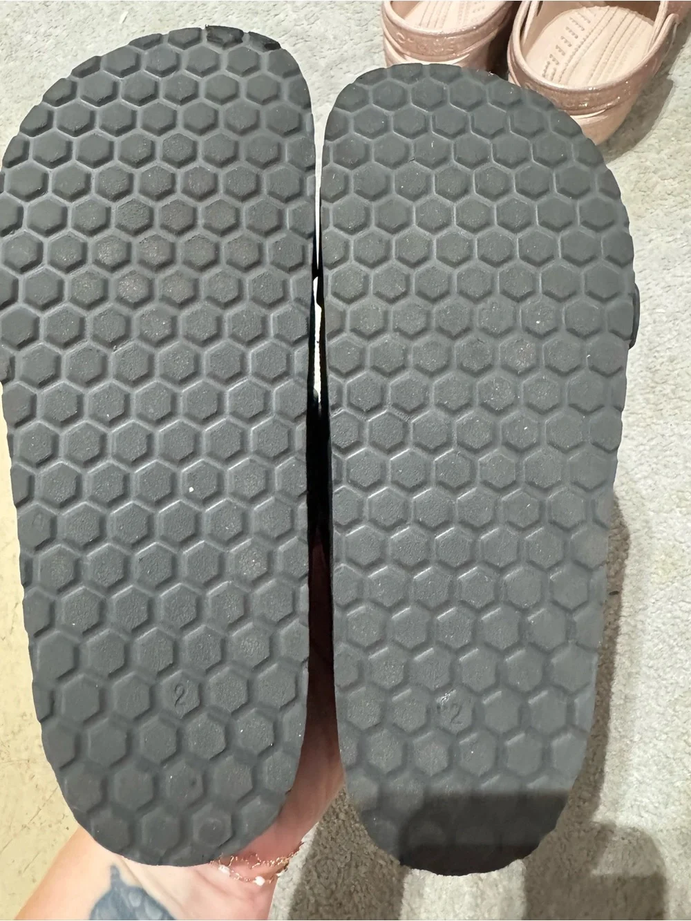 Cat & Jack Black Double-Buckle Slide Sandals for Kids